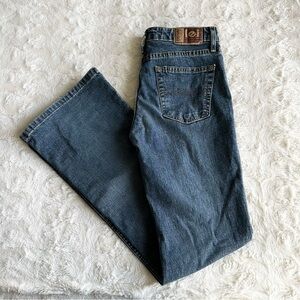 Vintage LEI Jeans Womens Juniors 5 Blue Medium Wash Bootcut Y2K Mid Rise 2000s